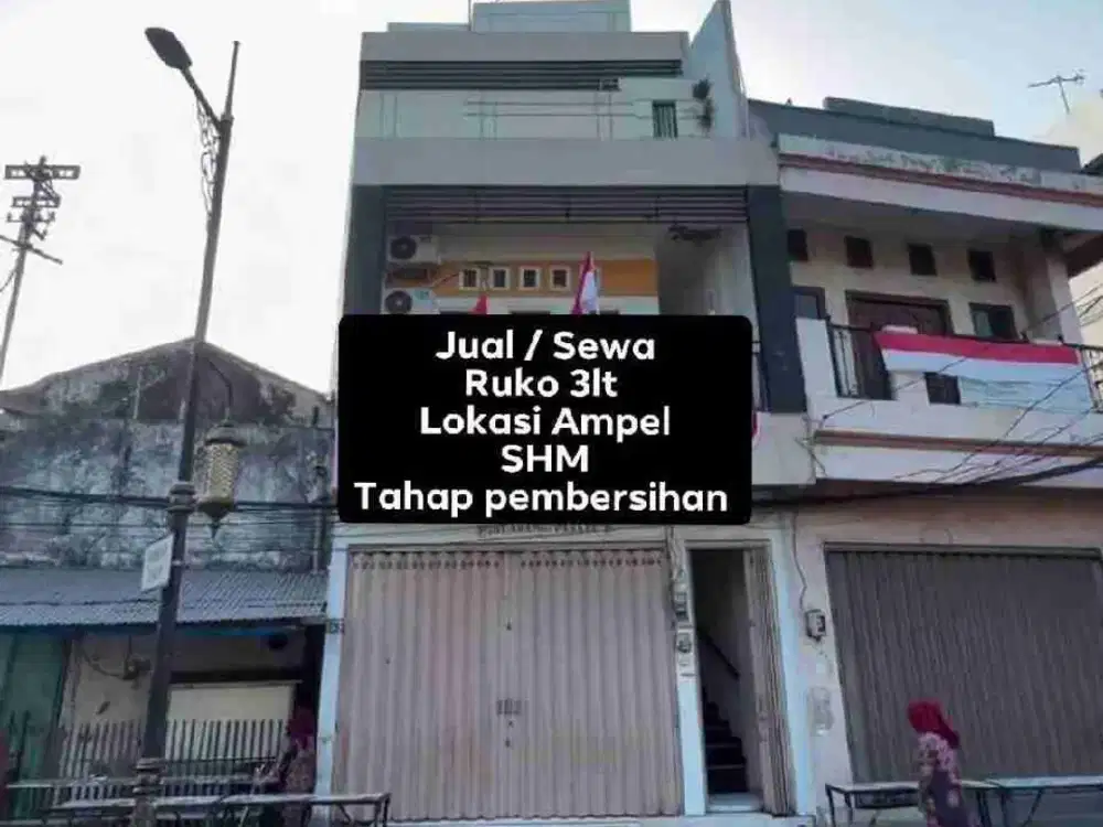 HOT! RUKO 3 LANTAI SHM JALAN UTAMA NYAMPLUNGAN SURABAYA – Rp5M NEGO