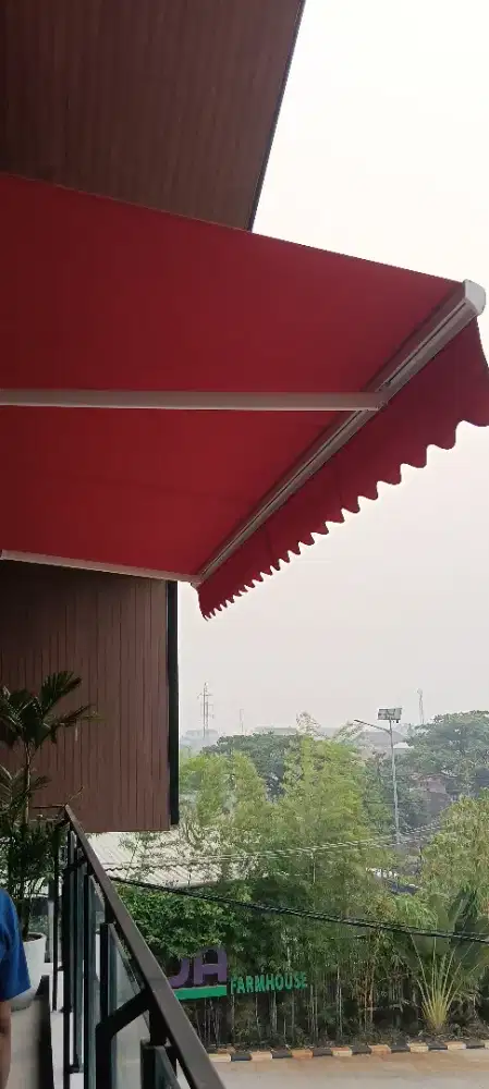 Awning gulung manual dan remot
