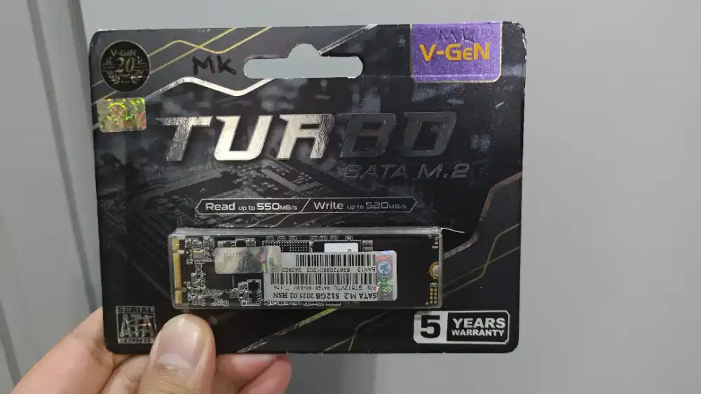 SSD VGEN Sata M2 Turbo 512gb
