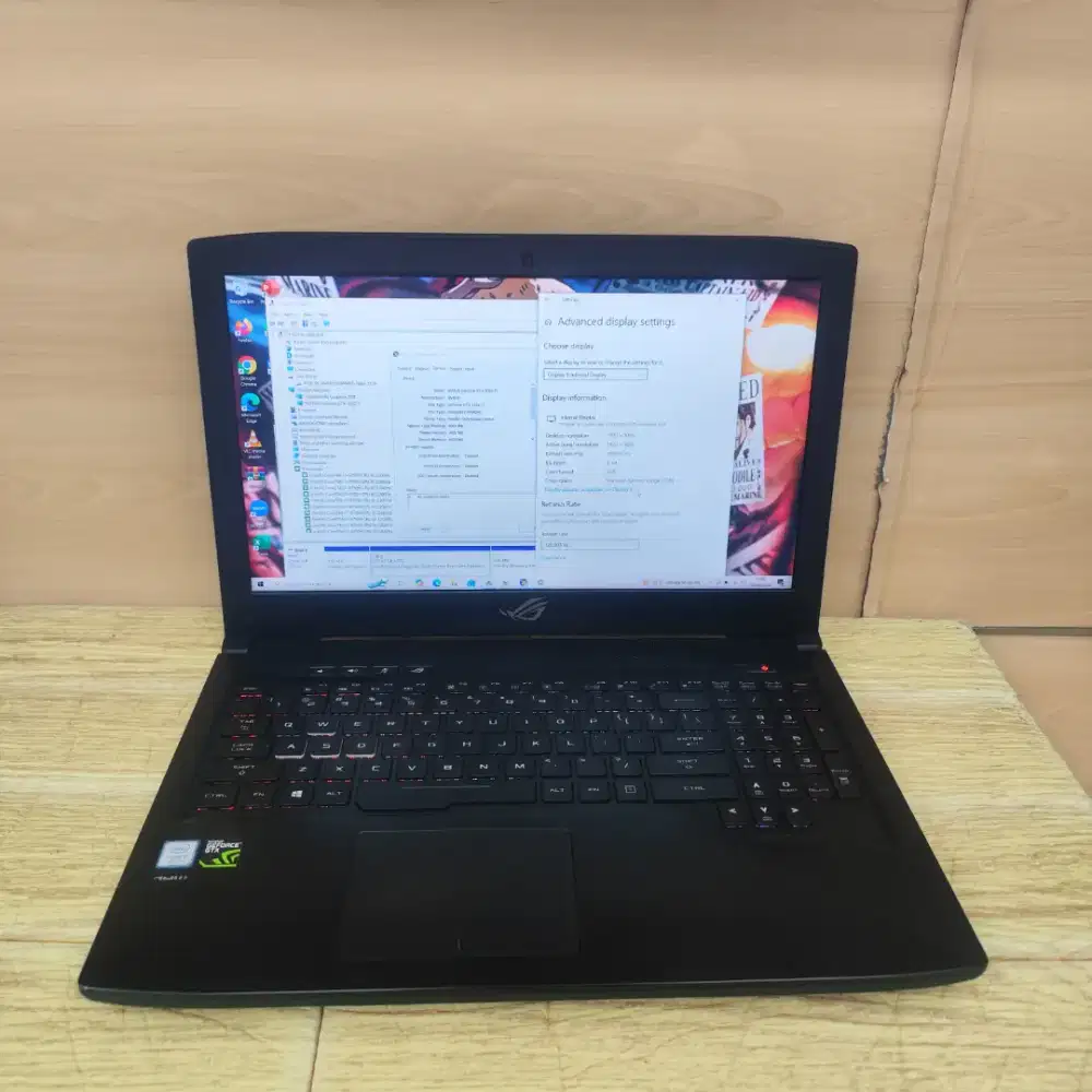 Asus ROG Strix 15 Gl503GE Core i7-8750H Ram 8GB Ssd 256GB GTX 1050 TI