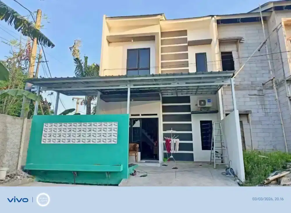 Pasang kanopi baja ringan