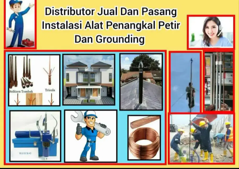 Pusat Perlengkapan Pasang Anti Petir Dan Grounding