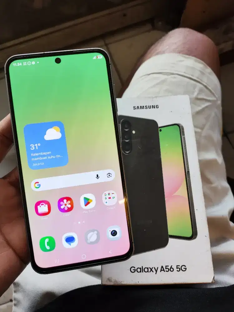 Samsung A56 8/256 5G full set Garansi sein lecet pemakaian
