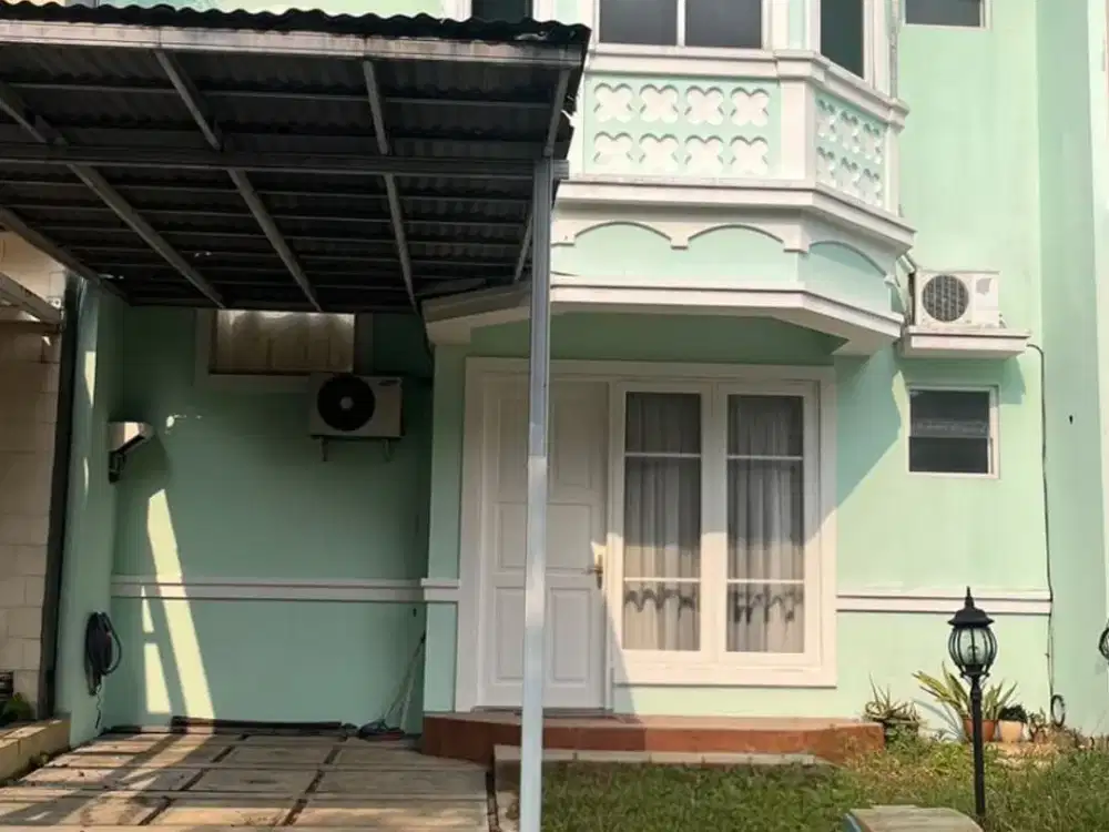 Disewakan Rumah Dekat Stasiun dan Pintu Tol Delatinos BSD City Serpong Tangerang