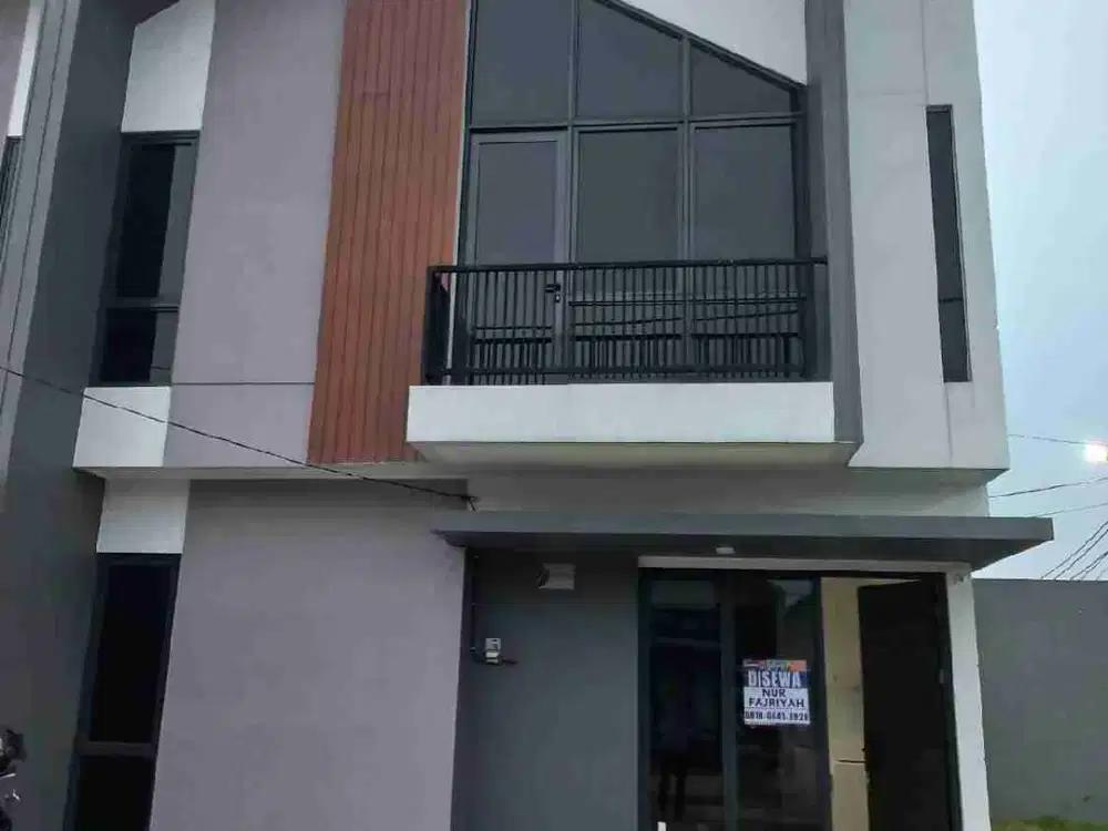 Disewakan Rumah Baru 3 KT Bebas Banjir di Cluster Teradamai Babelan Bekasi