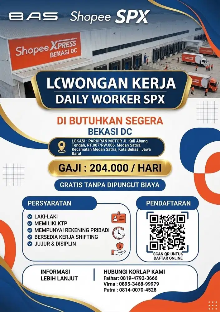 Lowongan Pekerjaan Shopee Express Vendor BAS