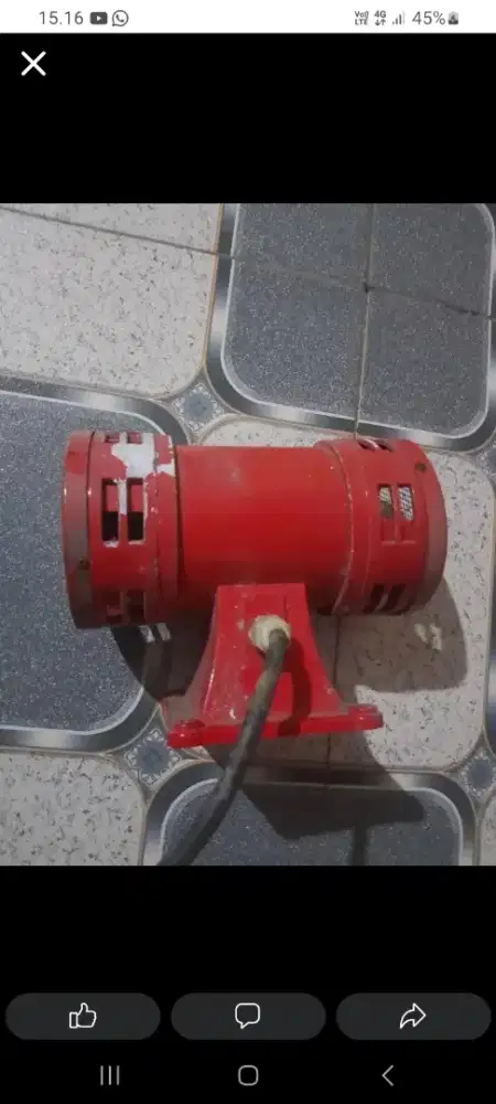Motor sirine kebakaran