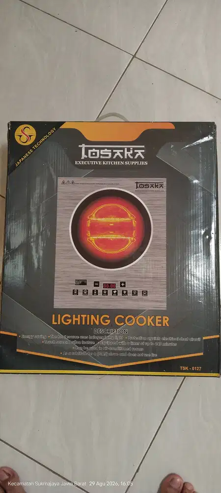 Kompor listrik halogen Tosaka