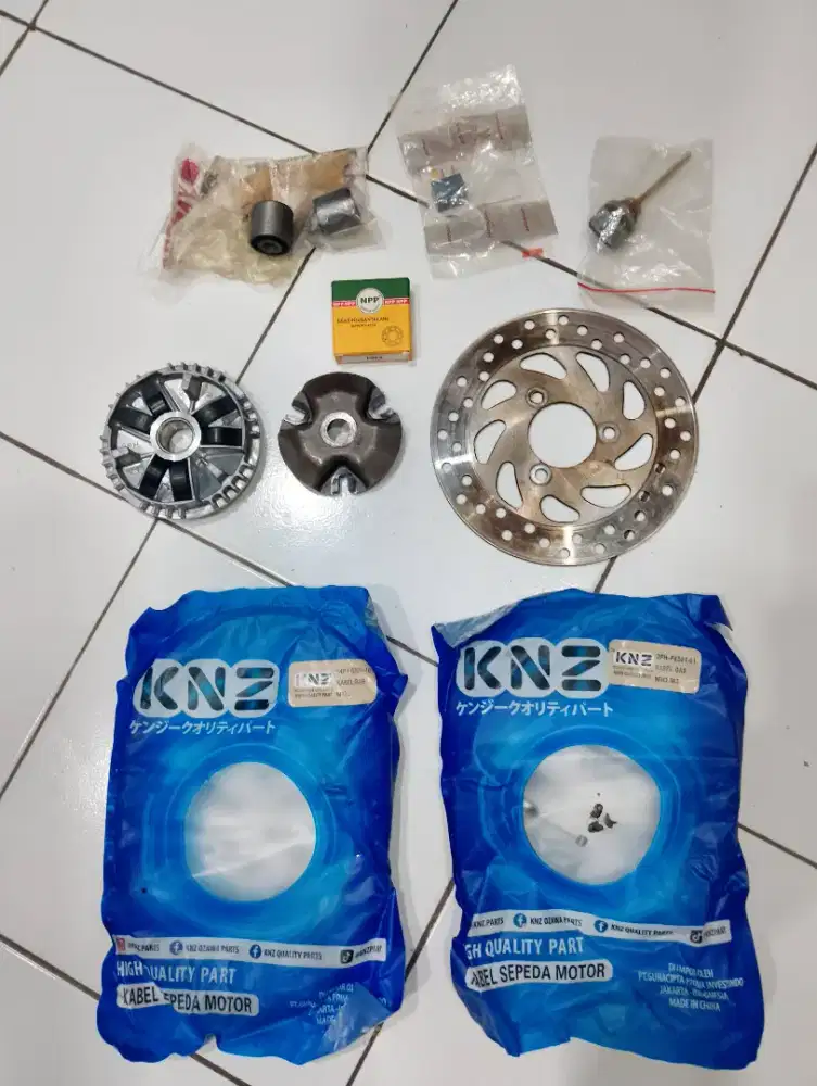 Part baru Dan copotan mio 125 Dan mio j