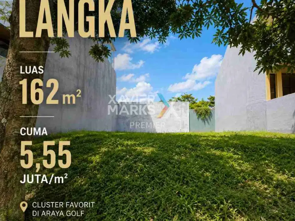 Kavling Langka Di Araya Golf Malang