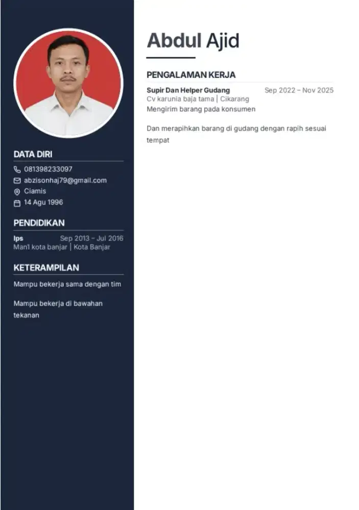 Cari loker siap berangkat