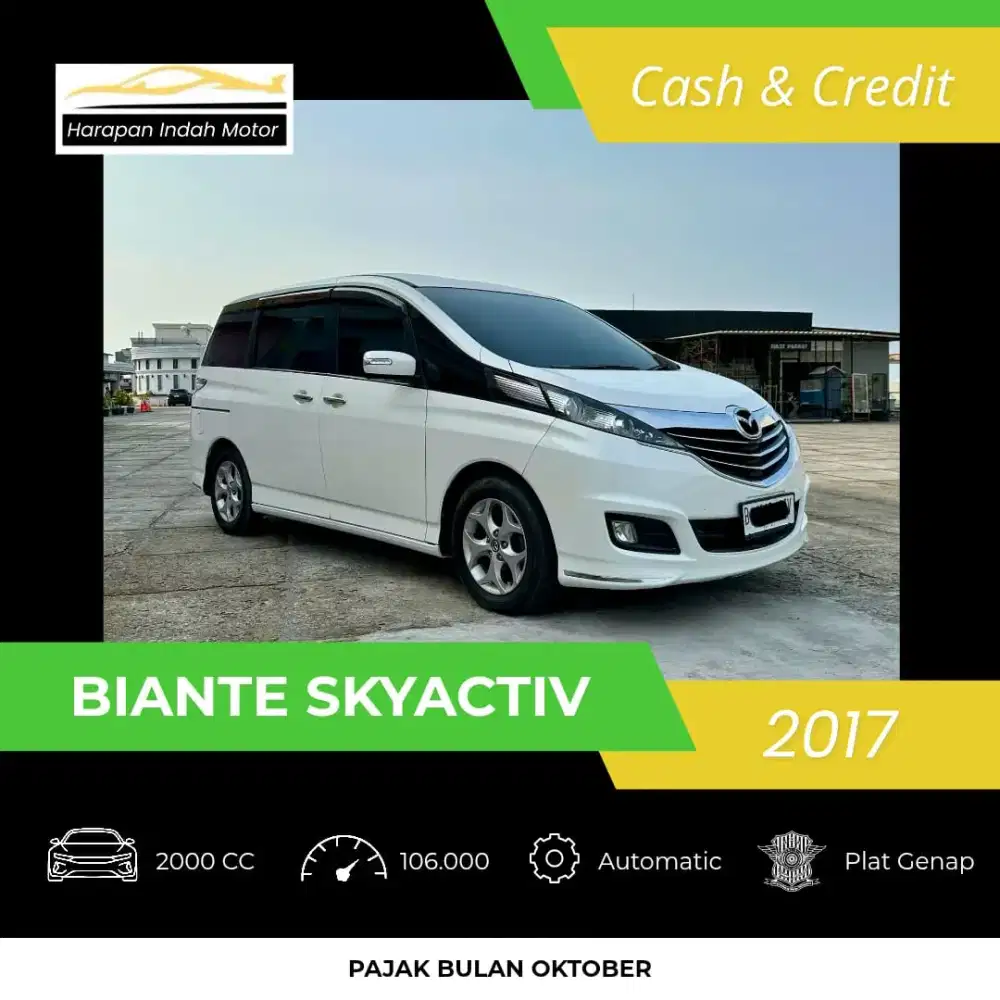 Mazda Biante 2.0 Skyactiv 2017 KM 106RB