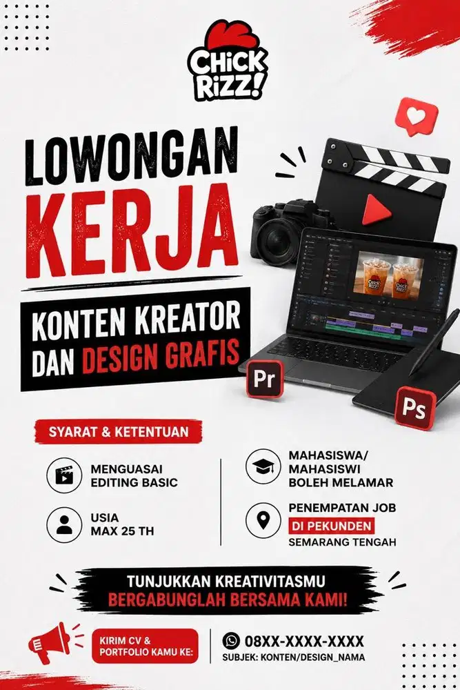 lowongan kerja konten kreator