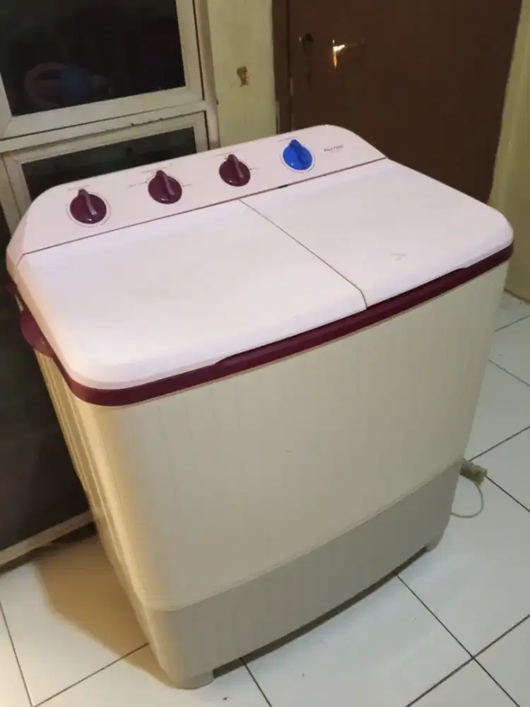 MANGGA MESIN CUCI MERK POLITRON 9KG NORMAL SIAP PAKAI