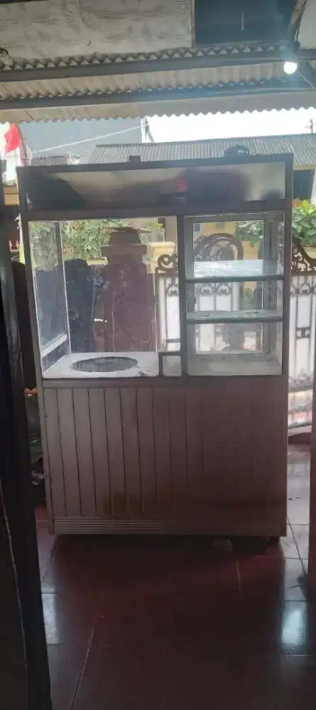 Gerobak bakso almunium no minus