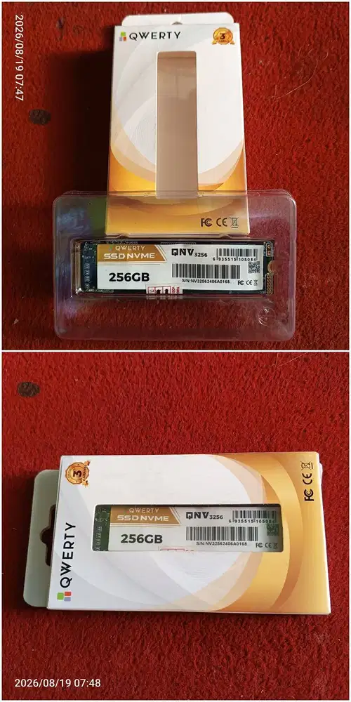 SSD NVMe 256GB Qwerty