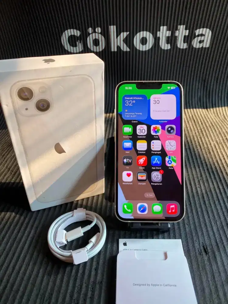 Iphone 13 256gb beacukai fulset mulus normal semua bisa tt