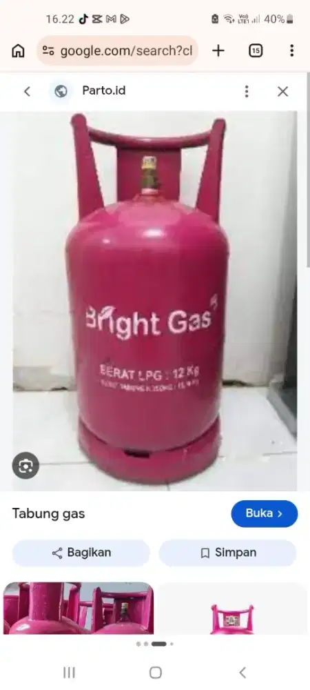 Tabung gas 12 kg
