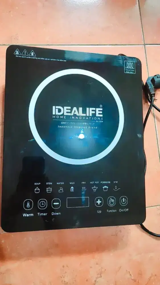 Kompor Listrik Induksi IDEALIFE IL-201 / IC-1301