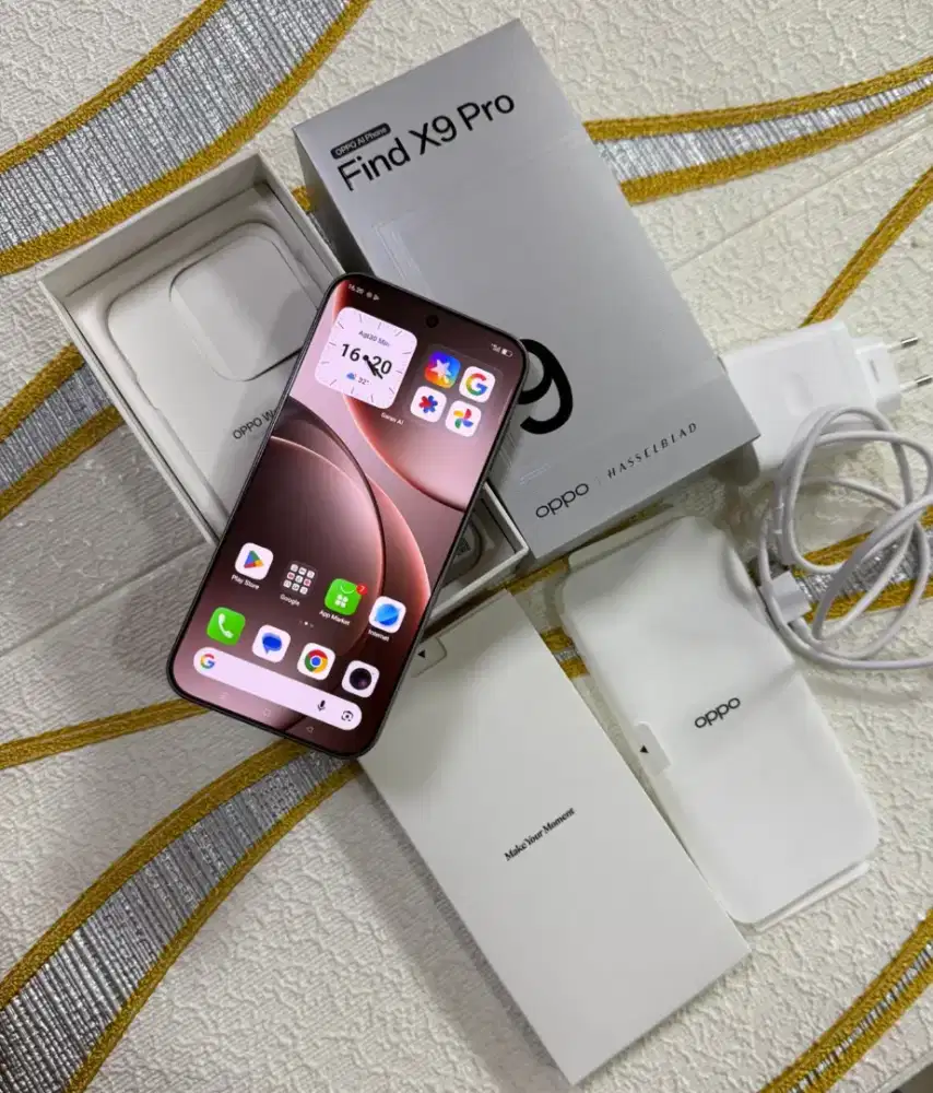 Oppo Find X9 Pro 16/512GB Hasselblad Kamera 5G Fullset Like New Resmi