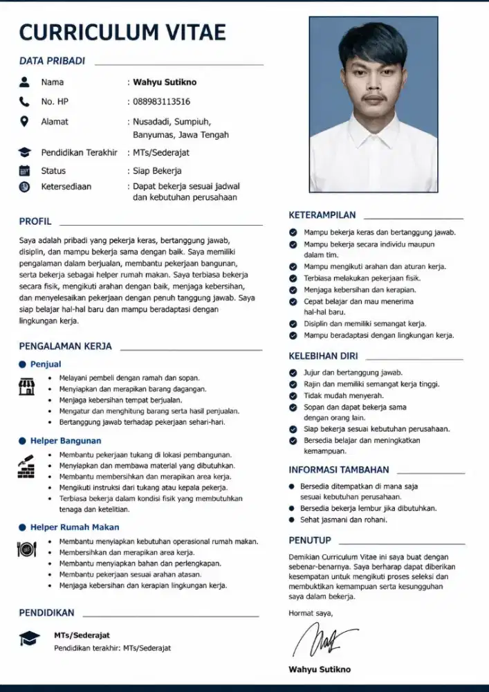 Cari kerjaan yg ada mess nya sukur yg stay time siang