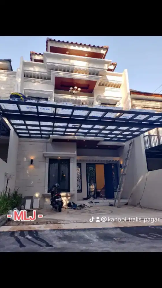 KANOPI CANOPY, TRALIS, RAILING, TANGGA, PAGAR, ATAP BAJA, KITCHEN SET