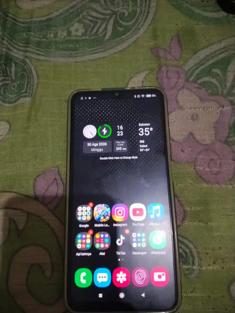 Edisi sudah ganti hp