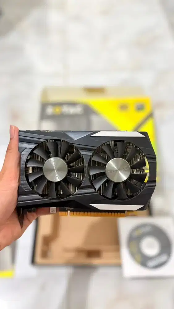VGA ZOTAC GTX 1050TI FULLSET SEGEL MULUS