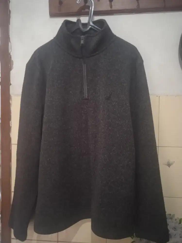 Sweater nautica half zipper sz L