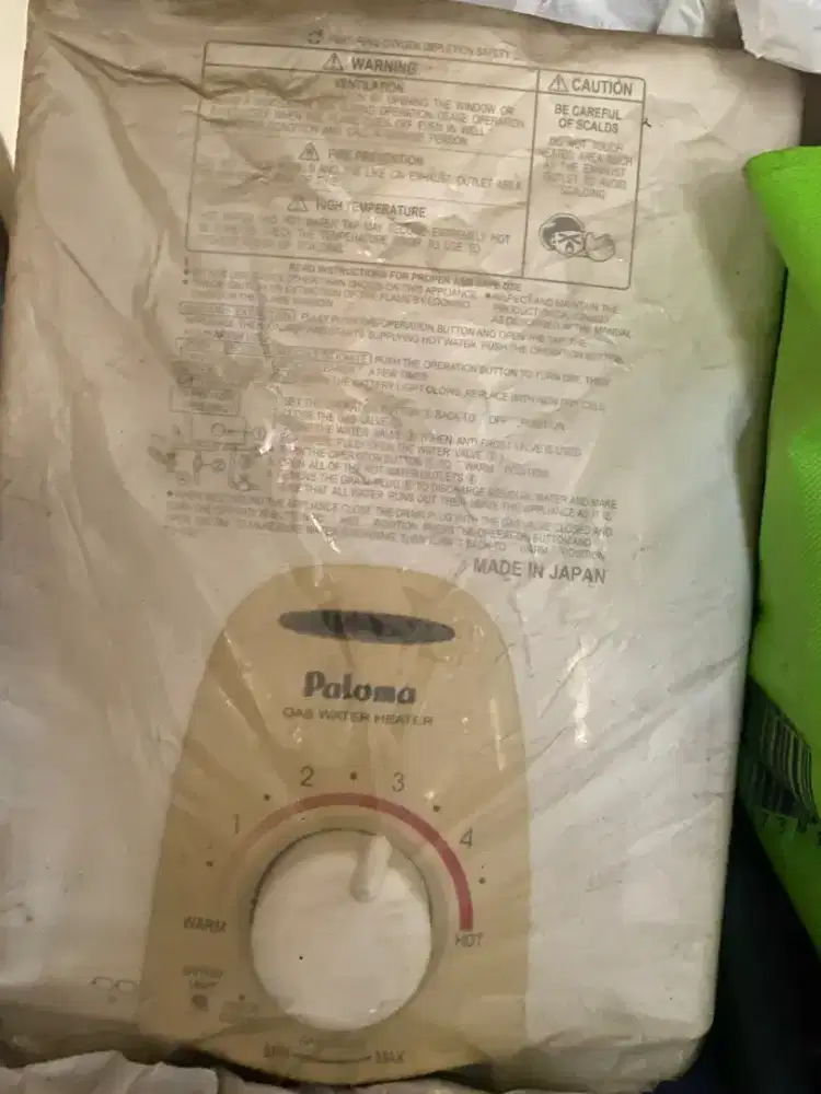 Jual water heater paloma