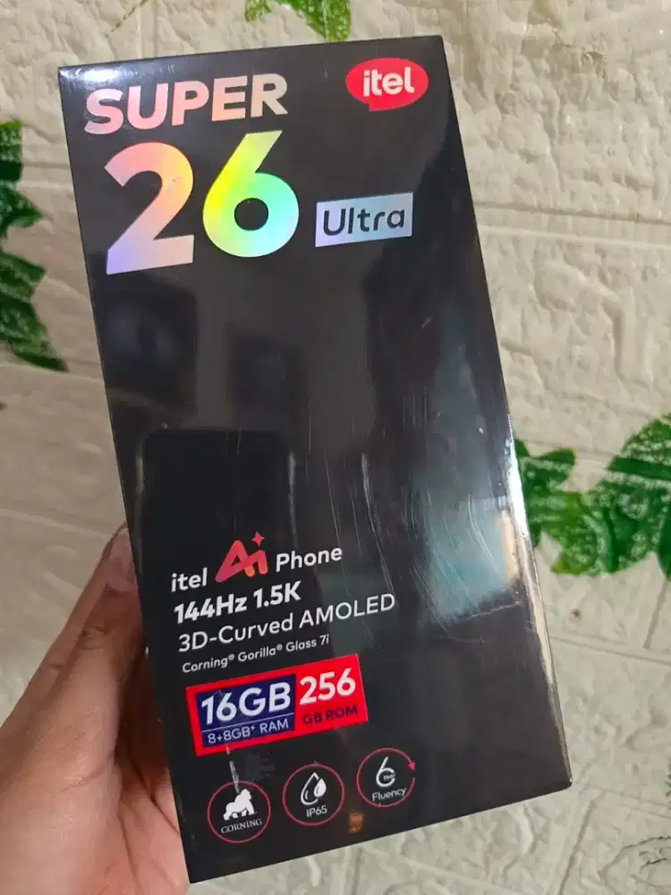 Itel S 26 Ultra WHITE RAM 8+8/256 GB ROM BARU GARANSI RESMI 1 TAHUN
