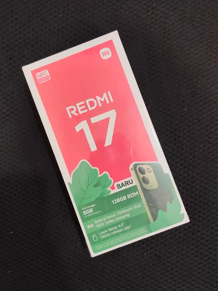 REDMI 17 4/128GB NEW GARANSI RESMI