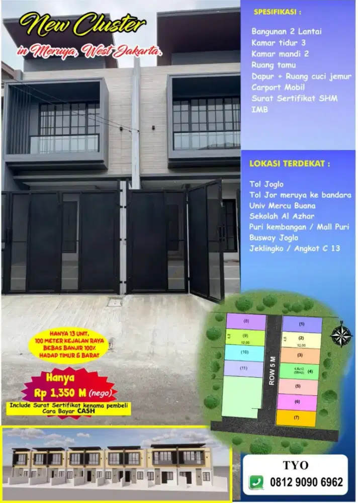 Rumah murah meruya jakarta barat