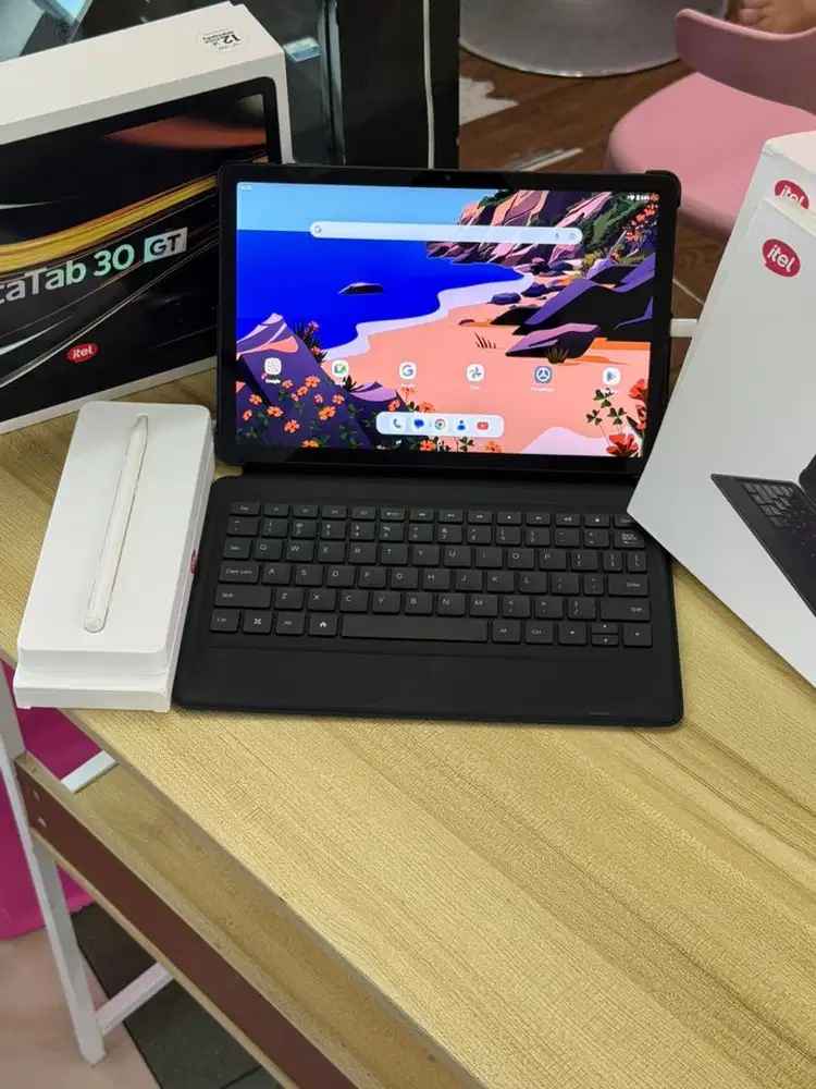 itel VistaTab 30 GT 6/128gb with smart keyboard dan stylus second