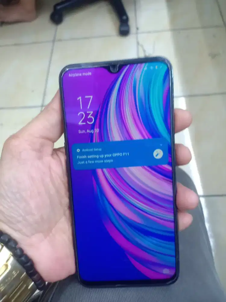 Oppo f11 4/128 fullset orian siap pakai