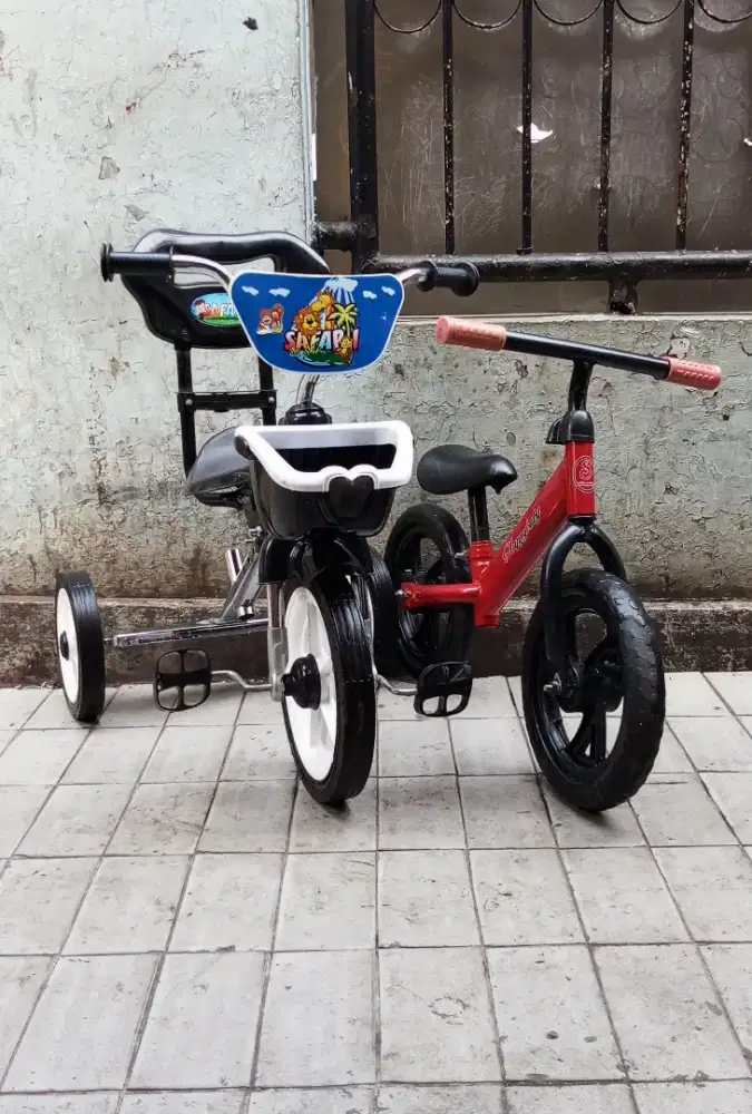 Borongan Sepeda Anak Roda Tiga dan PushBike.. Cipinang