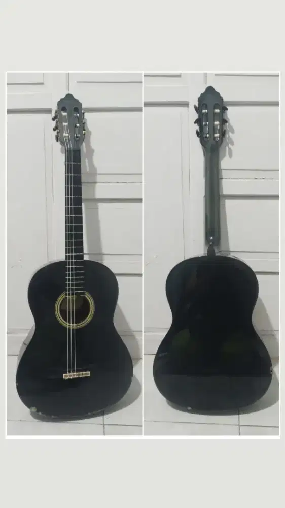gitar klasik ori valensia solid relic gradasi mantap siap pakai nett