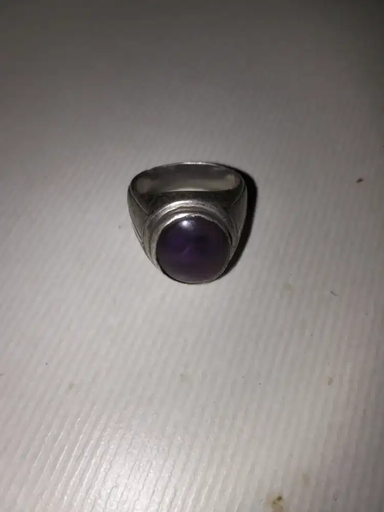 Batu cincin bungur / kecubung/ amthyst