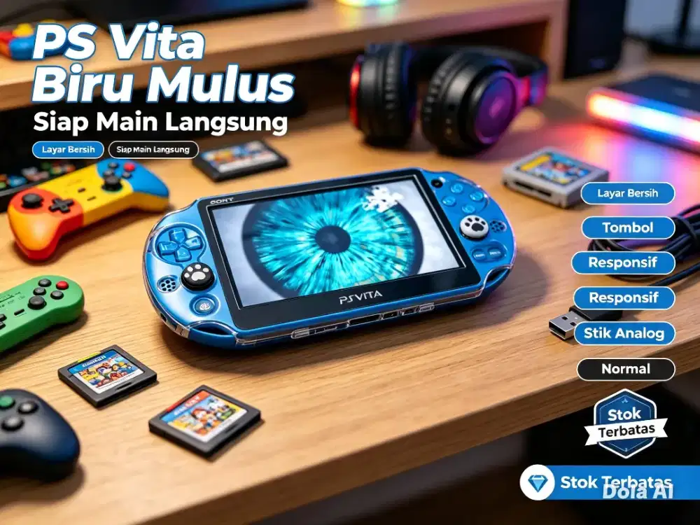 Sony PS Vita edisi Aqua Blue