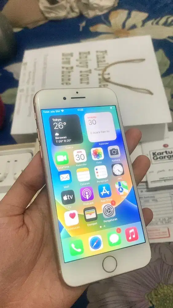 iphone 8 64gb wifi only bebas riset fullset mulus nominus