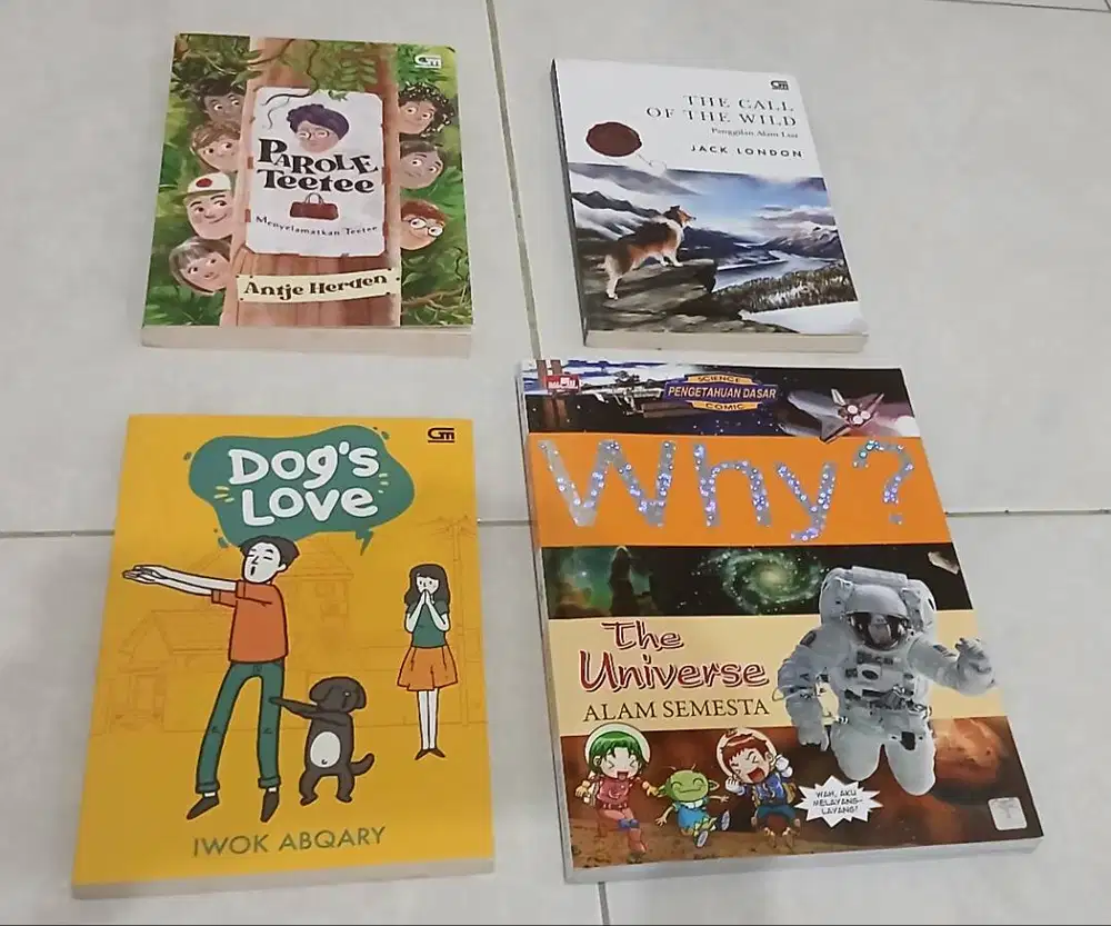 Paket 4 Buku (3 Novel dan 1 Komik)