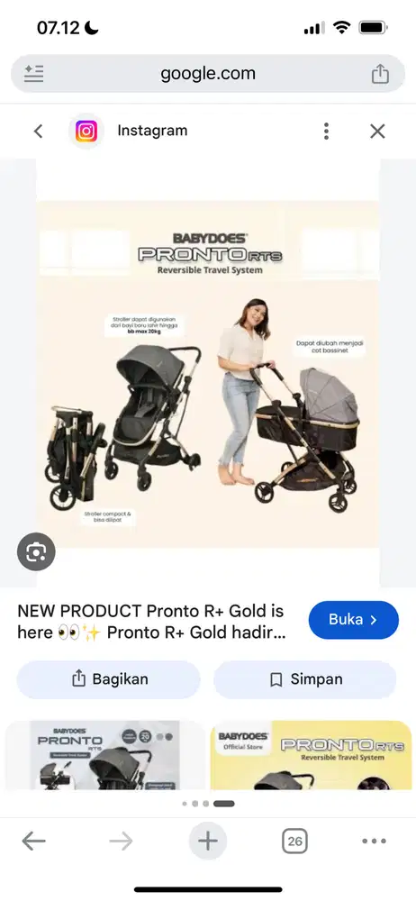 Stoler Bayi pronto baby does