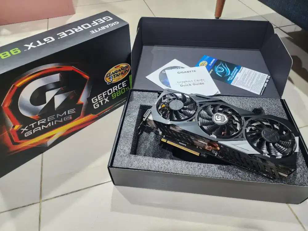 Graphic Card VGA Gigabyte Nvidia Geforce GTX 980 Ti 6GB DDR5- Preloved