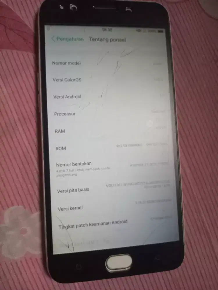 Oppo F1S ram 4/64gb , MINUS DIBACA