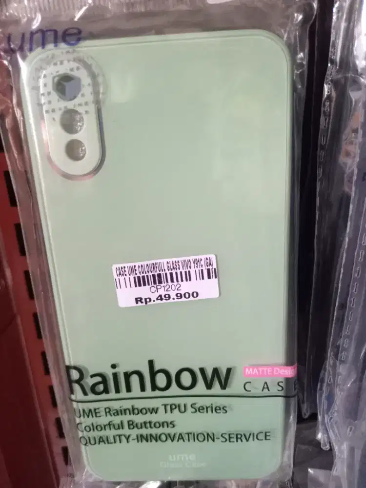 CASE COLORFUL GLASS VIVO Y91C ATLANTIS DAHSYAT
