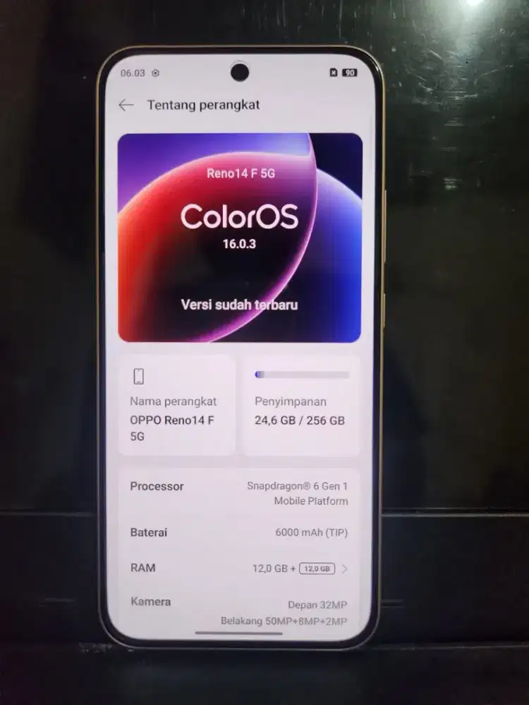 Oppo Reno 14f 5G 12/256 + charger