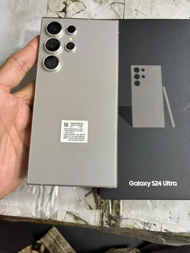 Samsung S24 Ultra sein 12/256 5G resmi lngkp ori msh bgus bs Tkr tmBh