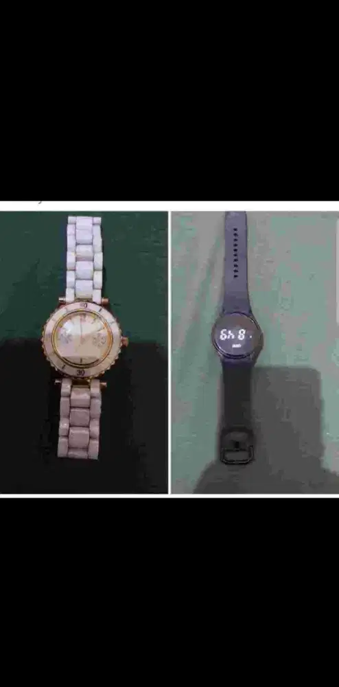 Dijual jam tangan keramik + bonus satu jam tangan
