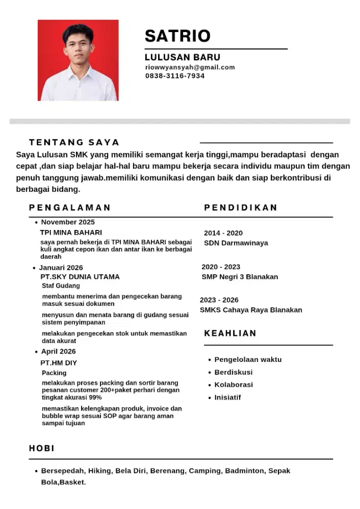 info loker boss