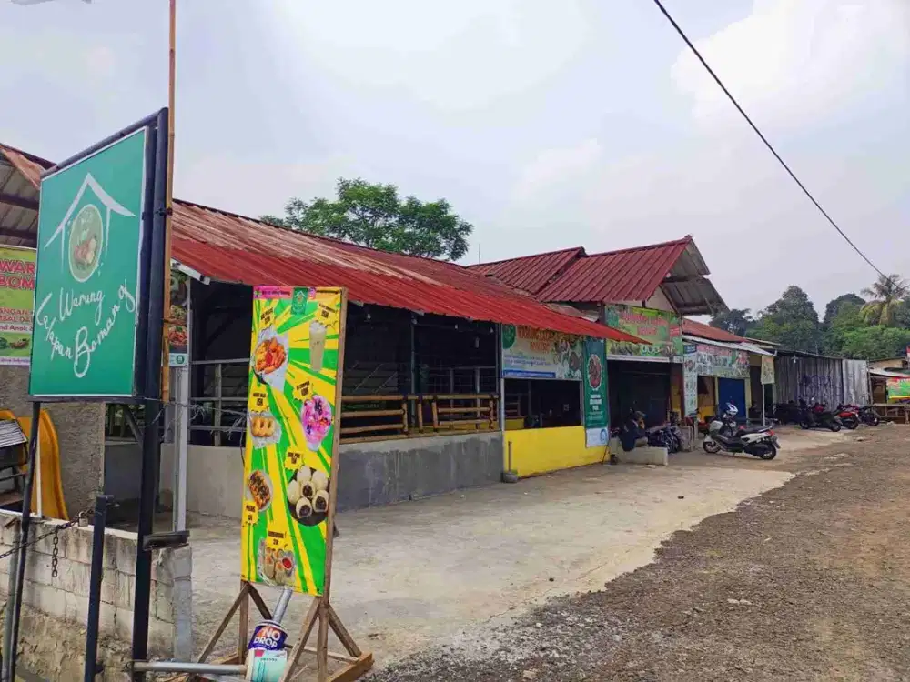 DIJUAL Tanah Komersial + Bangunan Produktif 1.050 m2, Tajur Halang, Bogor – SHM | Resto